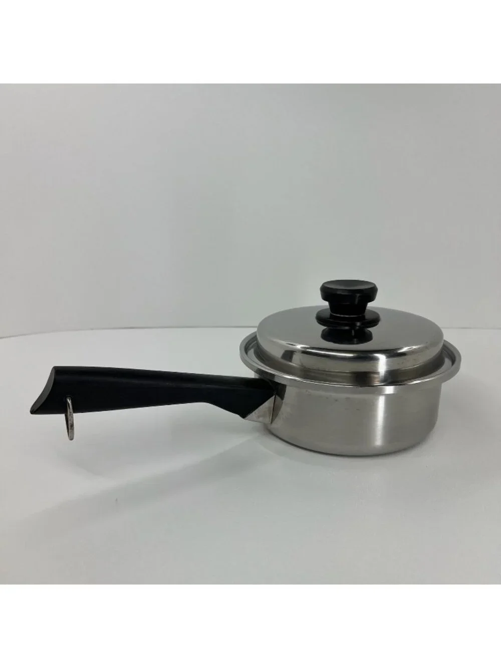 Emdeko 3-Ply 18-8 Stainless Steel Saucepan Vintage Cookware 1.5QT Pot Lid Round